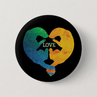 BADGE ROND 5 CM AMOUR