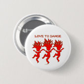 Badge Rond 5 Cm Amour à danser (Devant & derrière)