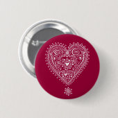 Badge Rond 5 Cm Amour angé (Devant & derrière)