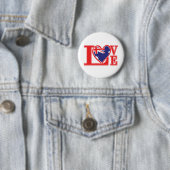 Badge Rond 5 Cm Amour-Australie (En situation)