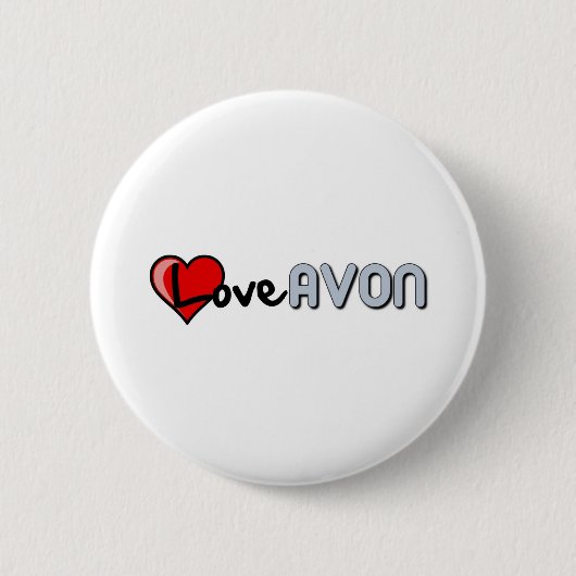 Badge Rond 5 Cm Amour AVON (Devant)