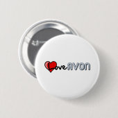 Badge Rond 5 Cm Amour AVON (Devant & derrière)
