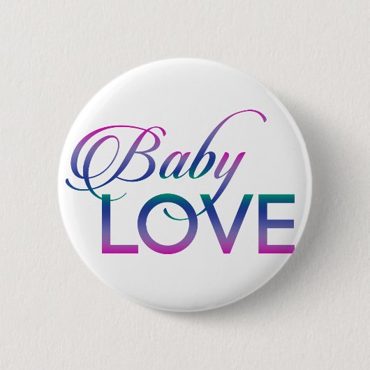 Badge Rond 5 Cm Amour bébé (Devant)