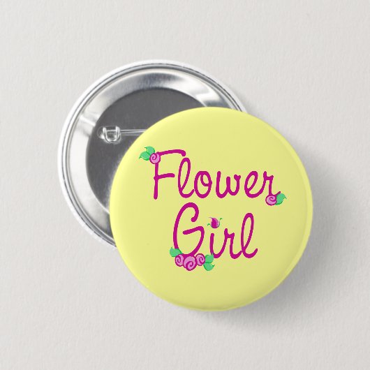 Badge Rond 5 Cm Amour Buds/ Mariage (Devant & derrière)