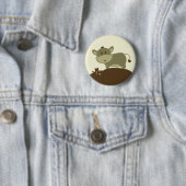 Badge Rond 5 Cm Amour d'âne - bouton (En situation)