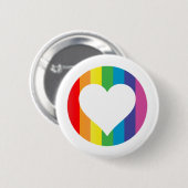 Badge Rond 5 Cm amour d'arc-en-ciel (Devant & derrière)