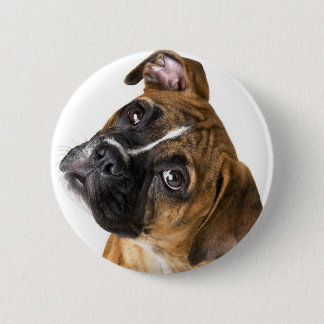 Badge Rond 5 Cm Amour de boxeur