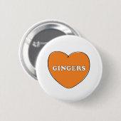 Badge Rond 5 Cm Amour de gingembre (Devant & derrière)