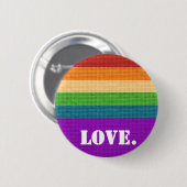 Badge Rond 5 Cm Amour de LGBT (Devant & derrière)