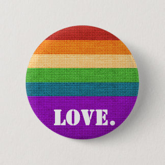 Badge Rond 5 Cm Amour de LGBT