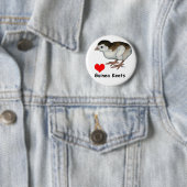 Badge Rond 5 Cm Amour de pintadeaux (En situation)