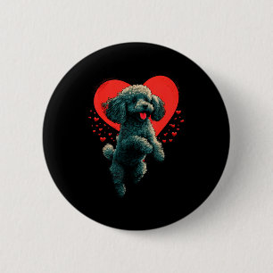 Badge Rond 5 Cm Amour de Teckels pour la Saint-Valentin sur Canich
