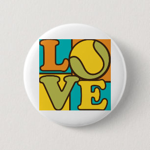 Badge Rond 5 Cm Amour de tennis