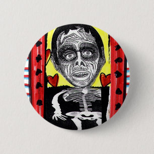 Badge Rond 5 Cm Amour de zombi