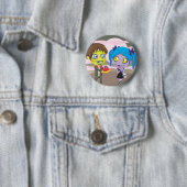 Badge Rond 5 Cm Amour de zombi (En situation)