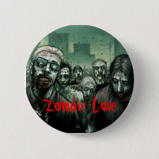 Badge Rond 5 Cm Amour de zombi
