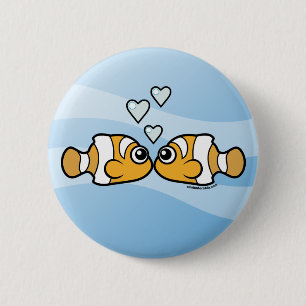Badge Rond 5 Cm Amour des clowns