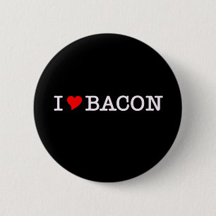 Badge Rond 5 Cm Amour du lard I