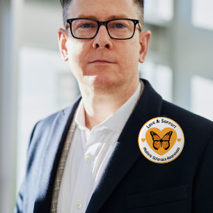 Badge Rond 5 Cm Amour et soutien Sensibilisation à la sclérose en 