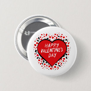 Badge Rond 5 Cm Amour infini à la Saint-Valentin