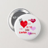 Badge Rond 5 Cm Amour international (Devant & derrière)