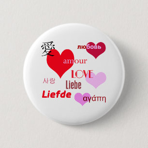 Badge Rond 5 Cm Amour international
