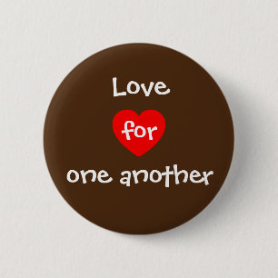 Badge Rond 5 Cm Amour les uns pour les autres