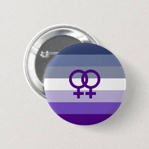 Badge Rond 5 Cm Amour Lesbien Butch Fierté WLW