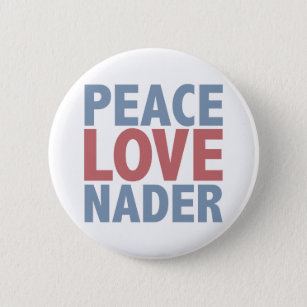 Badge Rond 5 Cm Amour Nader de paix