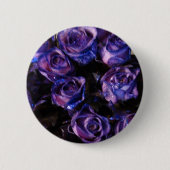 Badge Rond 5 Cm Amour romantique violet Valentine Parties scintill (Devant)