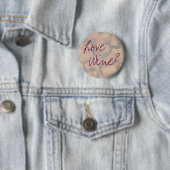 Badge Rond 5 Cm Amour, vin ? (En situation)