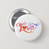 Badge Rond 5 Cm Amour Whimsical (Devant & derrière)