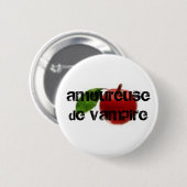 Badge Rond 5 Cm amoureuse de vampire (Devant & derrière)