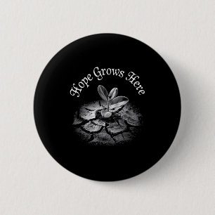 Badge Rond 5 Cm Amoureux de la nature Jour de la Terre L'espoir gr