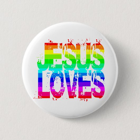 BADGE ROND 5 CM AMOURS DE JÉSUS (Devant)