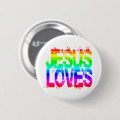 BADGE ROND 5 CM AMOURS DE JÉSUS (Devant & derrière)