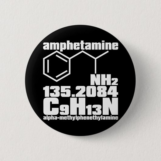 Badge Rond 5 Cm amphétamine (Devant)