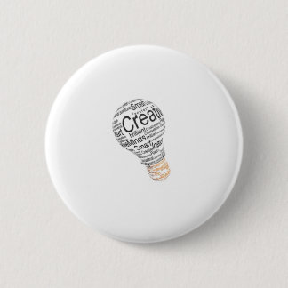 Badge Rond 5 Cm ampoule avec la typographie célébrant la
