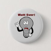 Badge Rond 5 Cm Ampoule de dessin (Devant)