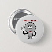Badge Rond 5 Cm Ampoule de dessin (Devant & derrière)