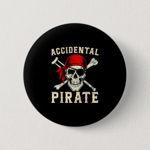 Badge Rond 5 Cm Amputé de la jambe handicapé amputation drôle acci