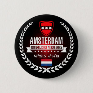 Badge Rond 5 Cm Amsterdam