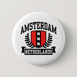 Badge Rond 5 Cm Amsterdam