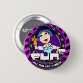 Badge Rond 5 Cm Amusant2 (Devant & derrière)