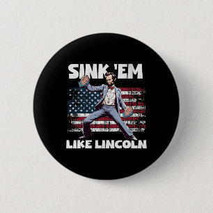 Badge Rond 5 Cm Amusant 4 juillet Cornhole Ckyard Games Bbq 4 juil