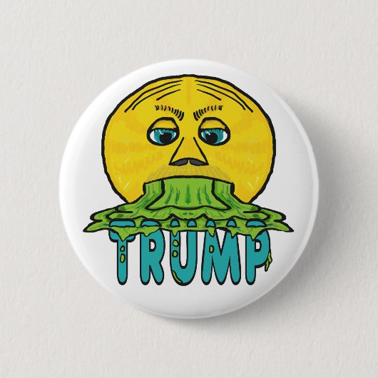 Badge Rond 5 Cm Amusant anti-Trump (Devant)