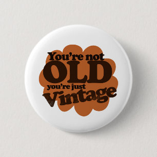 Badge Rond 5 Cm Amusant au-dessus de l'anniversaire de la colline