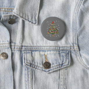 Badge Rond 5 Cm Amusant berger allemand décoration d'arbre de Noël