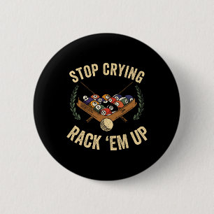 Badge Rond 5 Cm Amusant Billard Vêtements Piscine Joueurs Vêtement
