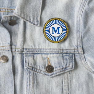 Badge Rond 5 Cm Amusant ! Bouton - Personnalisé - Ajouter initial